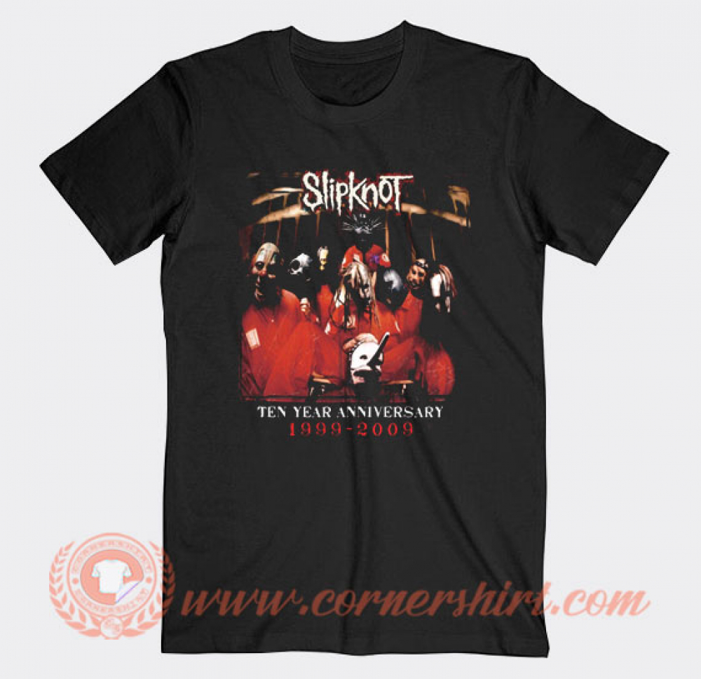 Slipknot Th Anniversary Limited Edition T Shirt Cornershirt