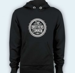 Hoodie pullover black-The Brothers Common
