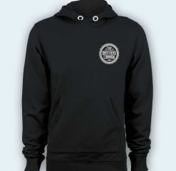 Hoodie pullover black-The brothers common Logo