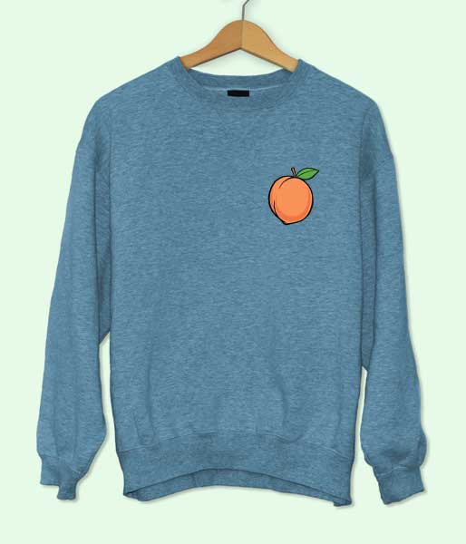 Peach Sweatshirt | cornershirt.com