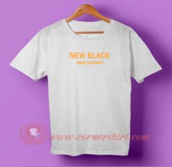 New Black Made in Europe T-shirt
