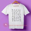 Alphabet Fuck Donald Trump T shirt