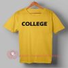 College T shirt