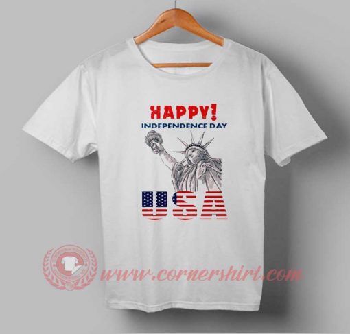Buy T shirt Happy USA Independence Day T shirt For Unisex