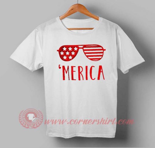 Merica Sunglasses Independence Day T shirt
