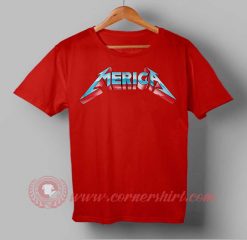 Metal Merica Independence Day T shirt