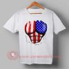 Six Pack American Flag Independence Day T shirt