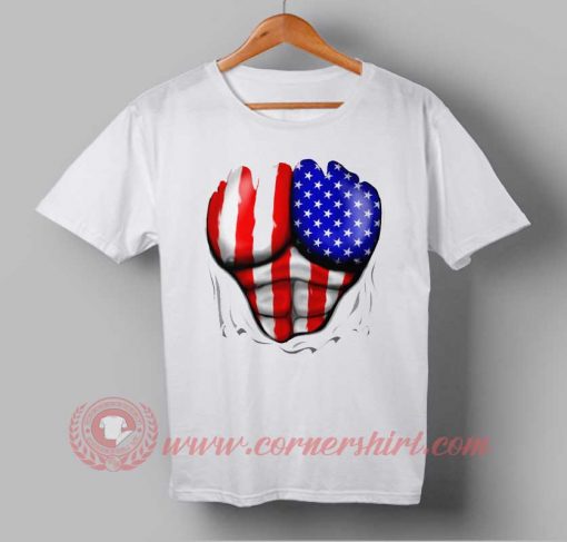 Six Pack American Flag Independence Day T shirt