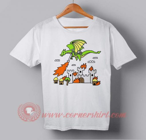 Fire Dragon Custom Design T shirts