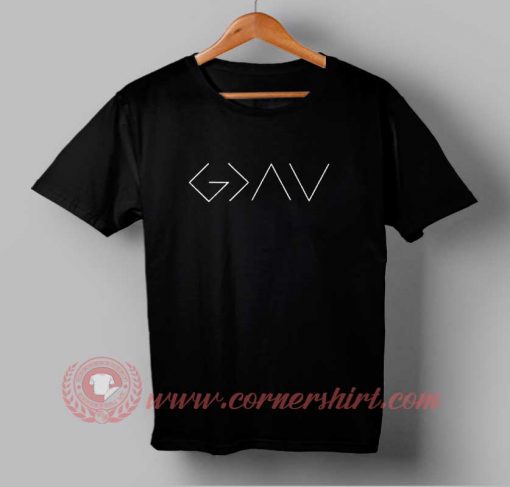 God Is Greater Logo Custom Design T shirts