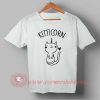 Cute Cat Kitticorn Custom Design T shirts