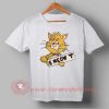 Meow Cat Custom Design T shirts