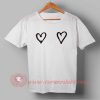 Double Love Custom Design T shirt