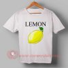 Lemon Fruit Custom Design T shirts