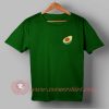 Pocket Avocado Custom Design T shirts