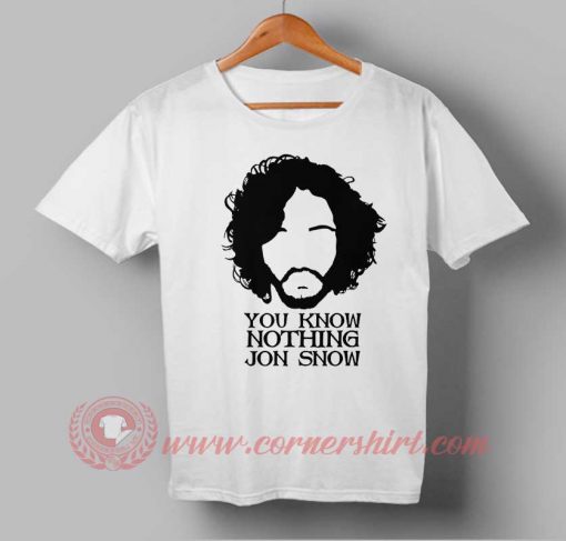 You Know Nothing John Snow Quotes Custom Design T shirts