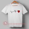 Heart Beat Custom Design T shirts