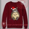 Funny Christmas Gifts For Friends Totoro Santa Clause Sweatshirt