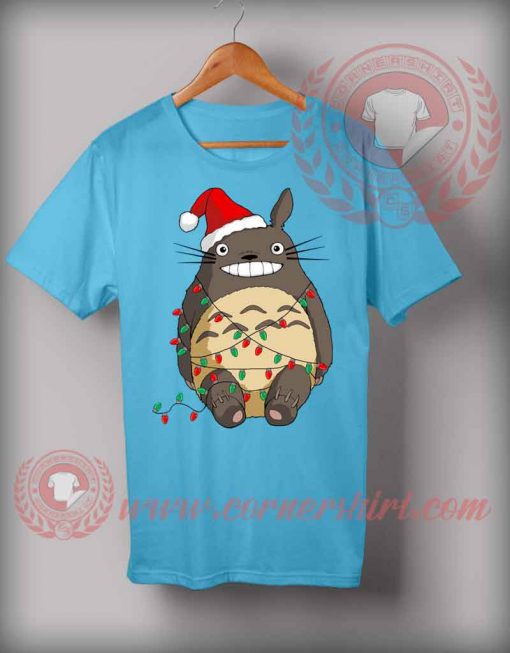 Santa Totoro T shirt Funny Christmas Gifts For Friends