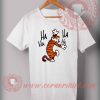 Cheap Custom Made Hobbes laughing T shirts