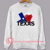 Texas Rose Map Sweatshirt