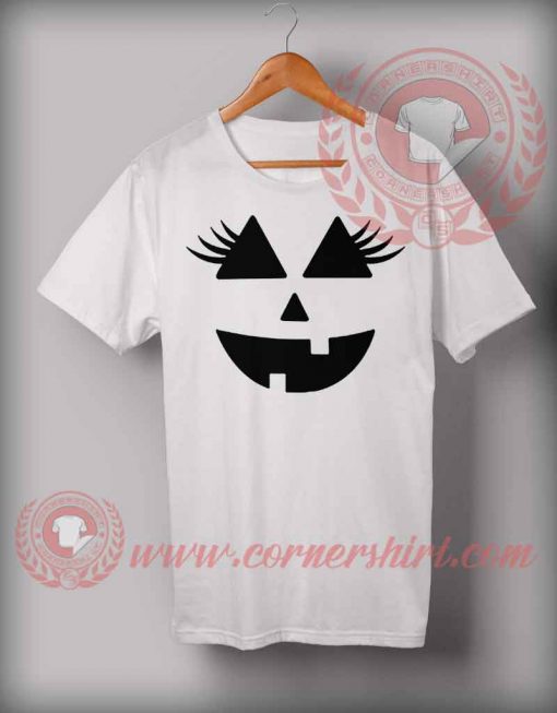 Eyelashes Pumpkin T shirt