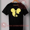 Skelengton Mickey T shirt