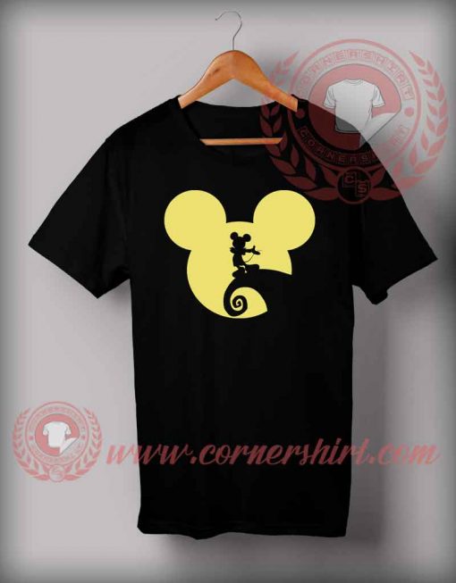 Skelengton Mickey T shirt