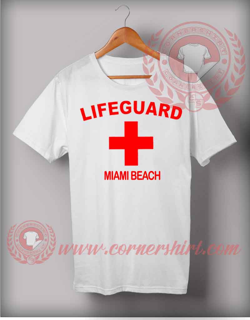 Lifeguard Miami Beach T shirt