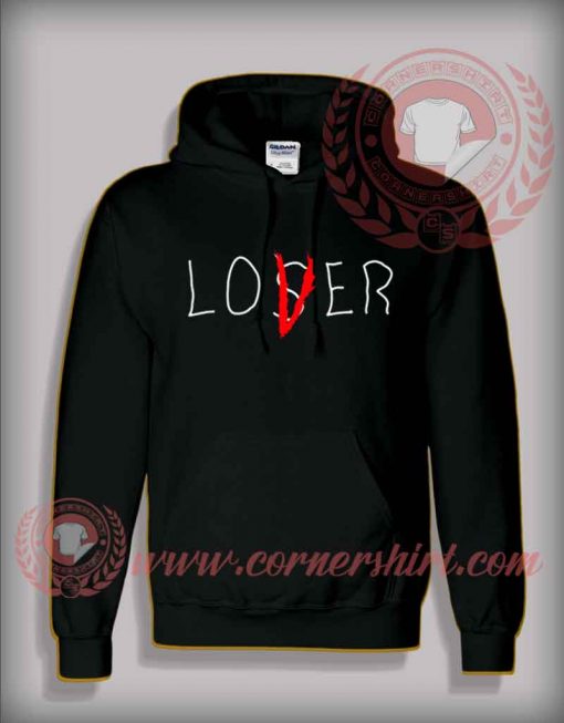 Lover Not Loser IT Movie Pullover Hoodie