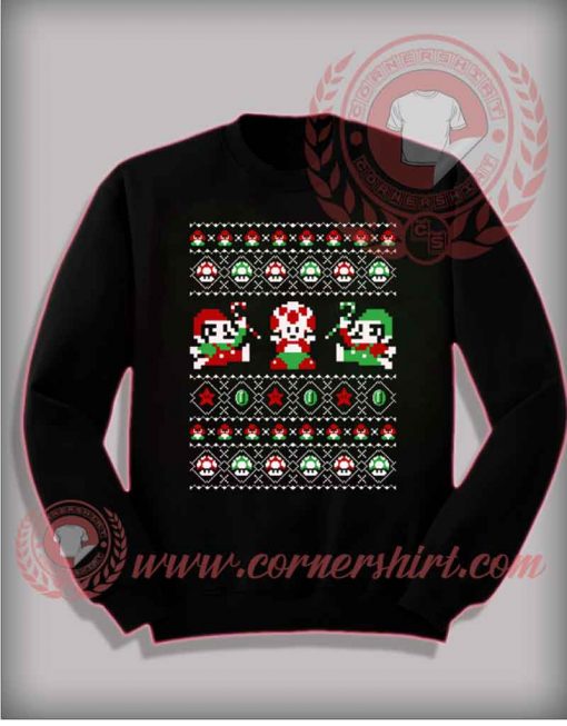 Super Christmas Bros Sweatshirt