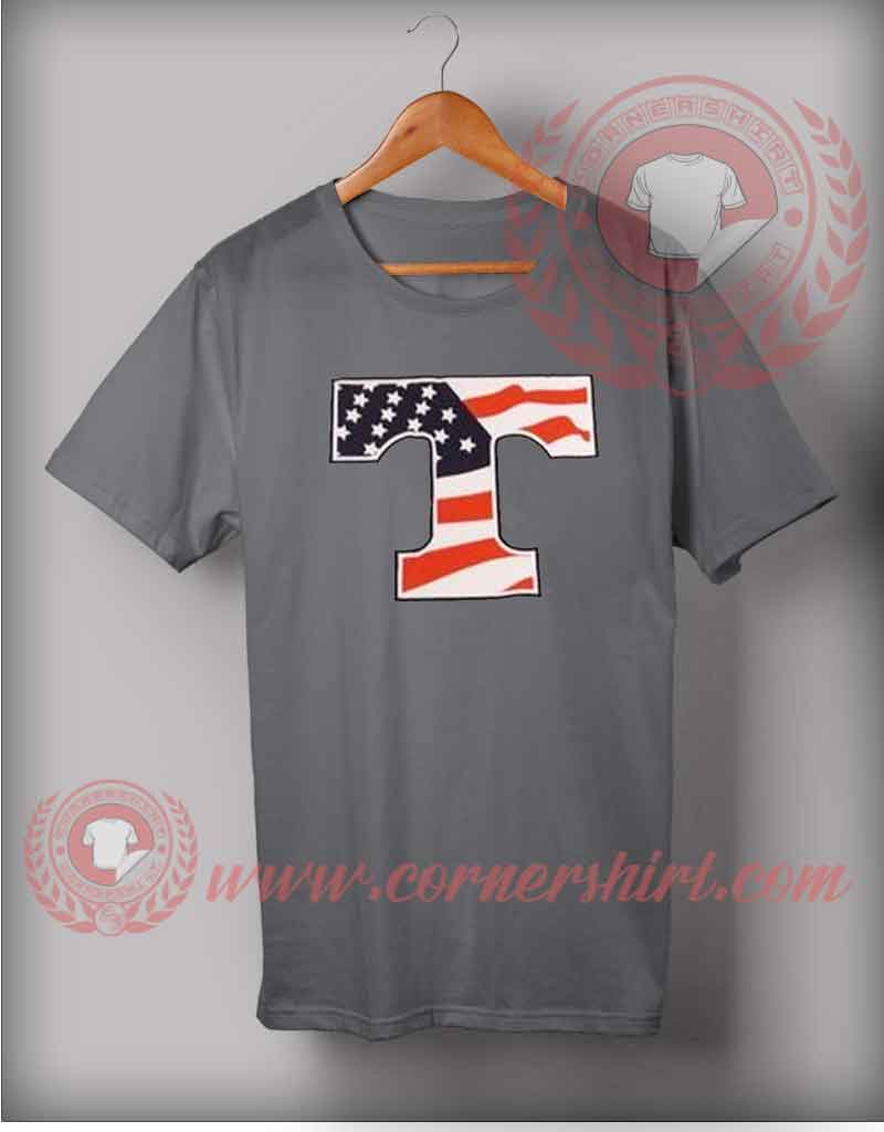 Tennessee American Flag T shirt