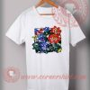 Vintage Flower Art T shirt