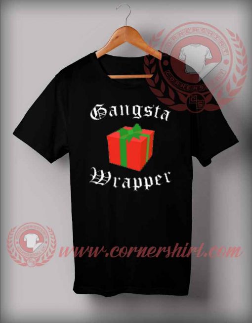Gangsta Wrapper Christmas T shirt