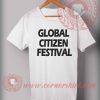 Global Citizen Festival T shirt