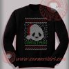 Santa Panda Face Christmas Sweatshirt