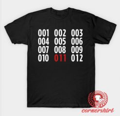 Eleven Number Custom Design T Shirts