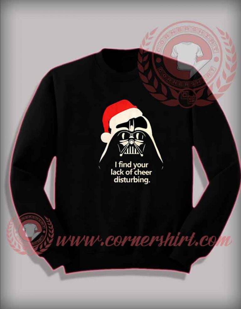 Santa Darth Vader Christmas Sweatshirt - by Cornershirt.com