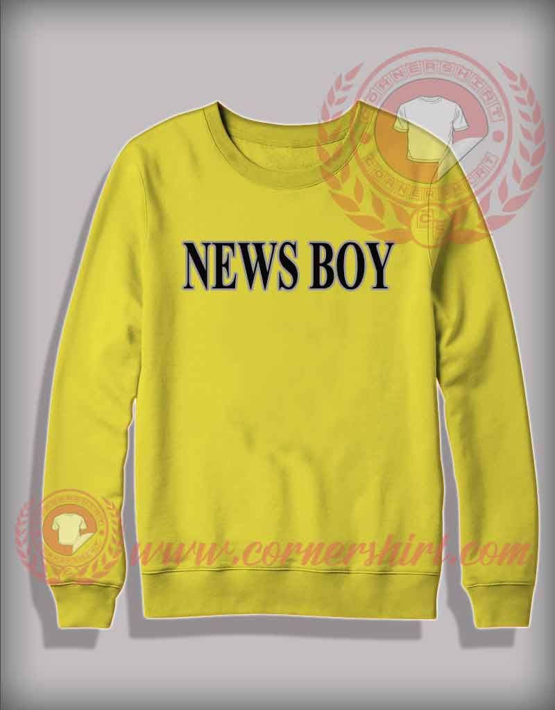 News Boy Crewneck Sweatshirt