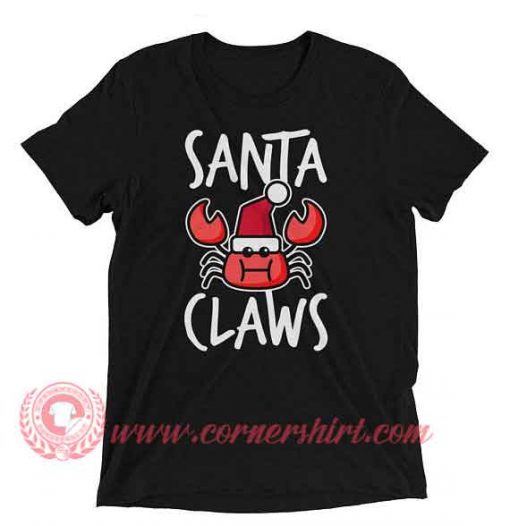 Santa Claws Crab Christmas T shirt