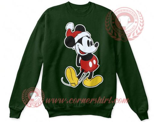 Mickey Mouse Santa Claus Christmas Sweatshirt