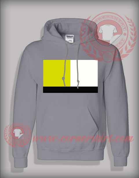 Yellow White Black Stripes Pullover Hoodie