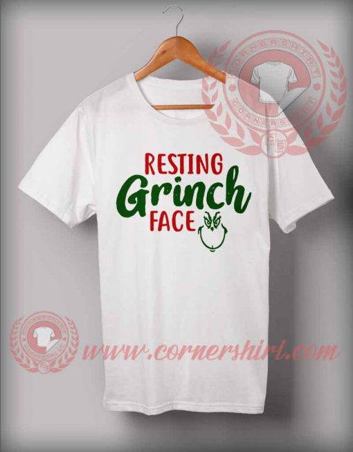 Custom Design T shirts Resting Grinch Face Christmas