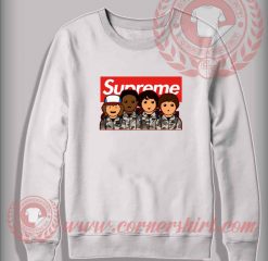 Stranger Things Supreme Camo Custom Design Sweatshirt