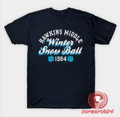 Winter Snow Ball Custom Design T Shirts