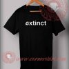 Extinct Custom Design T shirts