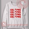 Girl Power Red Rose Custom Design Sweatshirt