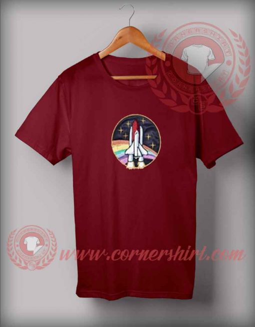 Custom Shirt Design Rocket Shuttle