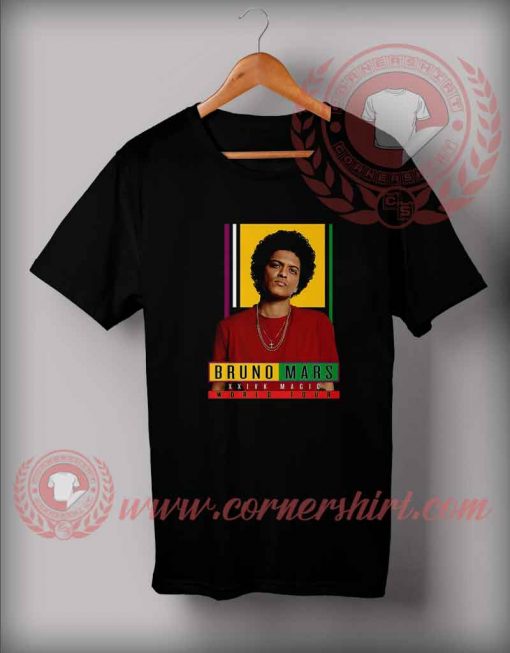 Bruno Mars 24k Magic World Tour Custom Design T shirts