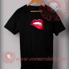 Fake Lips Custom Design T shirts